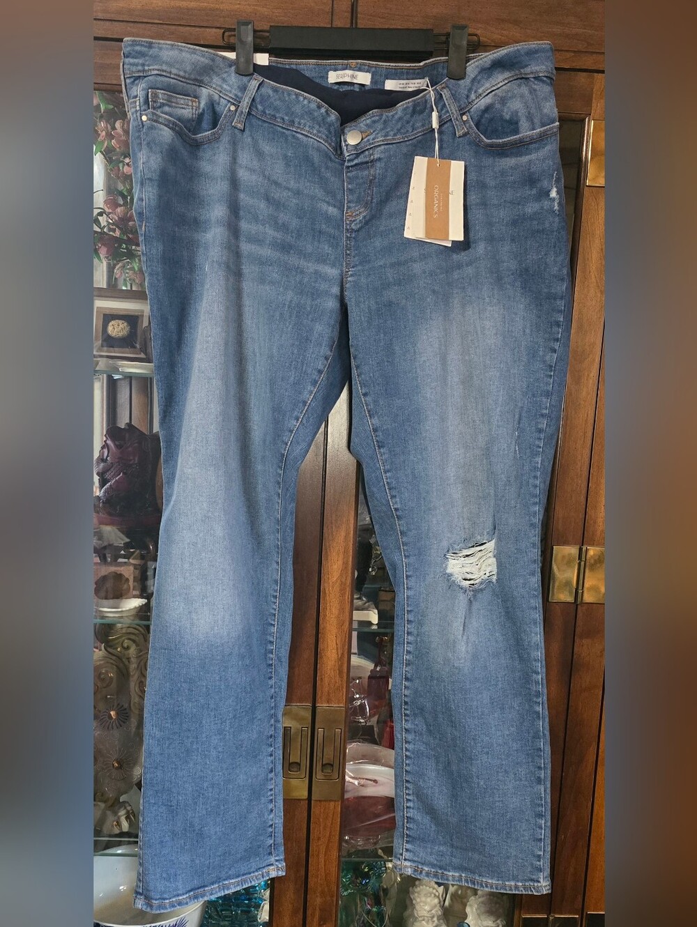 Seraphine Boyfriend Overbump Maternity Jeans